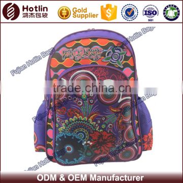 pattern leather backpack Ethnic Fusion female polyester travel bag