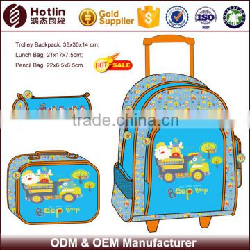 Kids School Bags Suit Trolley Backpack Suit