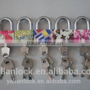 Different Color Square Shape Iron Padlock