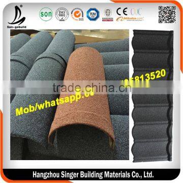 SGB001 Stone Coated Steel Roofing Sheet/sand Metal Roof Tile