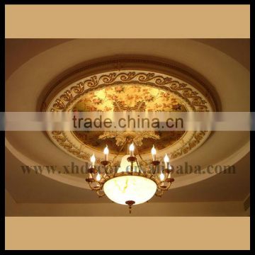 Luxury decorative ceiling medallion nice match to light round ceiling design