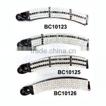 wholesale fashion stone rhinestone plastic hair clips