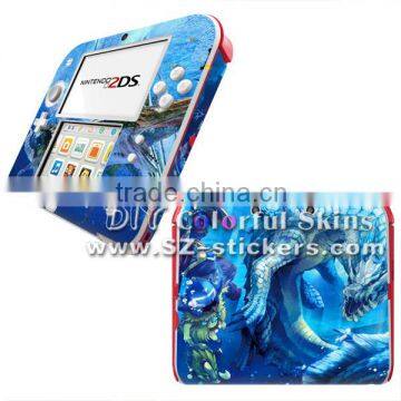 housing shell for nintendo ds, vinyl skin sticker for 2DS