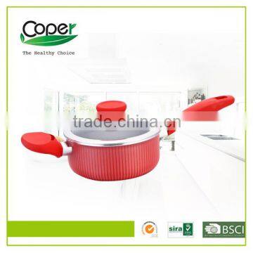 Stripe aluminum saucepan