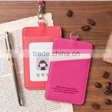 Slim Cute Unisex real leather small wallet ID case credit card holder