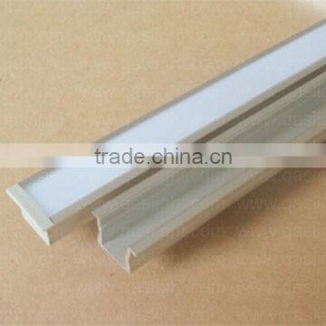 QS-A55 23x8mm Recessed Aluminum LED Profile With Flange linear housing