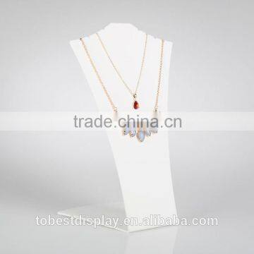 elegant handmade curved necklace holder,necklace display stand,acrylic jewelry display shenzhen factory