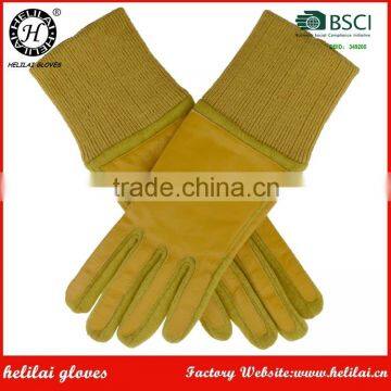 HELILAI Gloves Factory Yellow Ladies Smartphone Gloves In Cold Winter