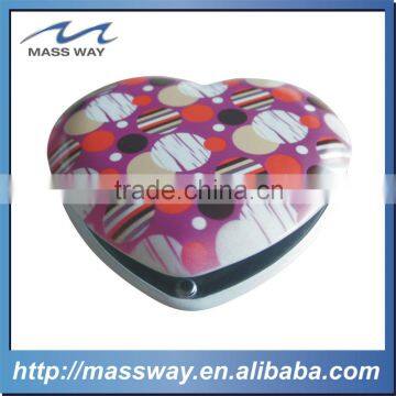 custom cheapper gift aluminum fashion make up mirror