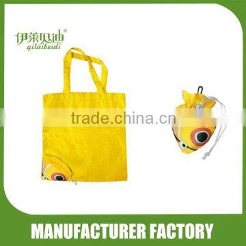 Hot sale fish polyester tote folding bag