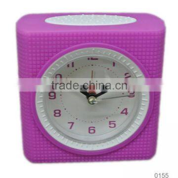 Custom Design Carpet Alarm Clock Silicone Table Clock