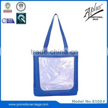 clear PVC tote bag handbag