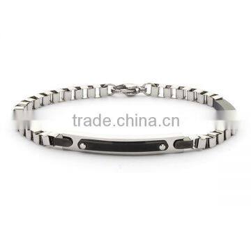 Fashion Unsex 4.5mm chain bangle Stainless Steel Bracelet