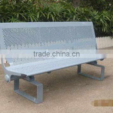 Modern alibaba outdoor furniture metal street bench seat