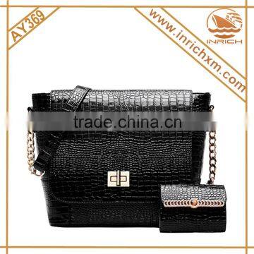 PU Crocodile Leather Woman Single Shoulder Bag photo-4