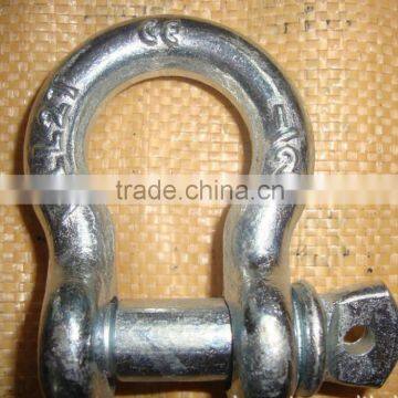 Adjustable Drop Forged Bow Shackle With Screw Pin
