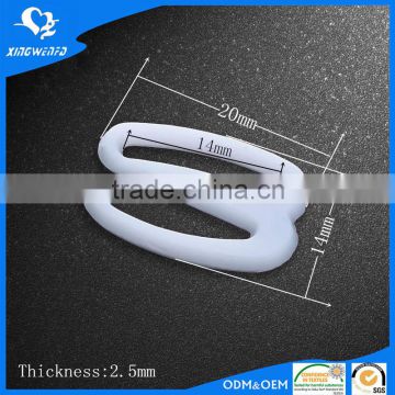 High quality bra accessory plastic adjustable sliding buckle