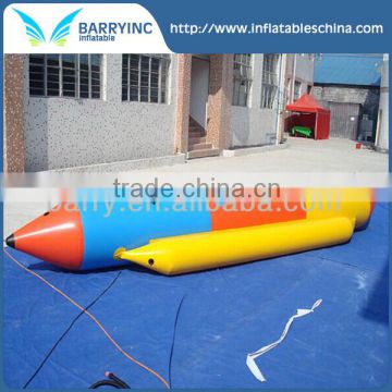 Exciting inflatable banana boat water games