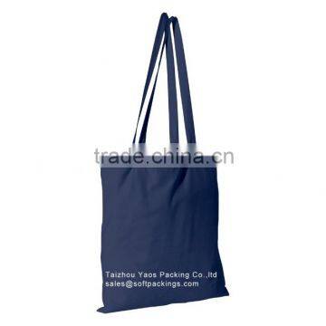 new design colored cotton canvas tote bag, cheap reusable grocery bag, custom recycled cotton shopping bag, eco calico bag