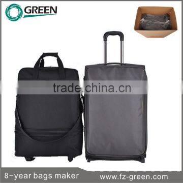 Best Type 2015 Foldable Trolley Nylon Travel Bag