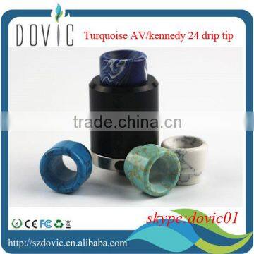 Turquoise kennedy 24 rda drip tip