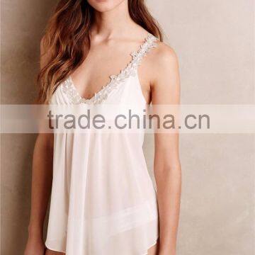 Women sexy nighty see through chiffon sleepwear photos for sexy woman SYA15276