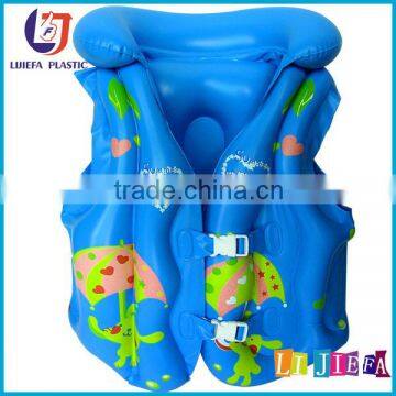 personalized water Blue Inflatable Swim Vest,Child Life Jacket