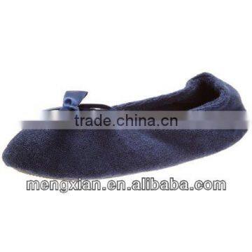 2014 decorated indoor winter bulk wholesale decorated ballet slippers shoes
