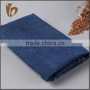 2015 denim fabric 51%linen 49%cotton fabric for jeans