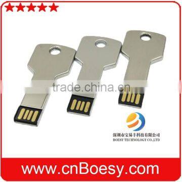 Manufacturer wholesale ultrathin metal key usb flash drive