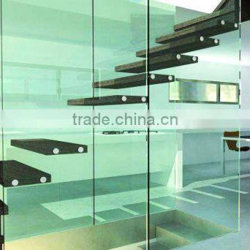 Wood Staircase Glass Panel YG-9004-41