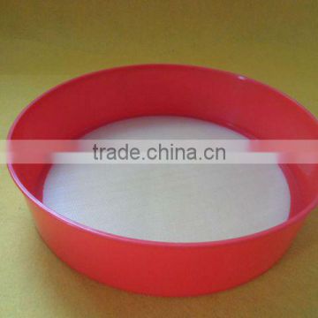 10" Round plastic mesh sieve