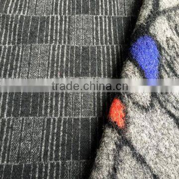 Dobby Pattern Blend Knitting Wool Fabric Supplier From China photo-6