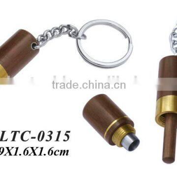 Latest metal design cigar punch with key ring