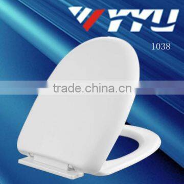 elongated size slow closing plasitic PP toilet lid cover-1038