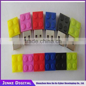 Factory direct sell Building Blocks Shaped high quality USB 128mb-64g USB wristband flash Drive juggle usb