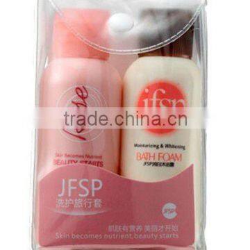 Rose whitening body emulsion and moisturizing whitening bath foam