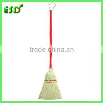 ESD Natural Wood Short Handle Corn Fiber Bristles Toy Broom