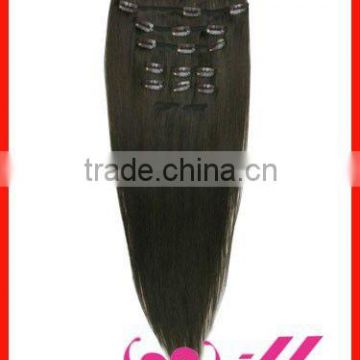 160g Clip In Hair Extensions For Black Women Brazilian Hair Remy Hair Extensions No Sheding