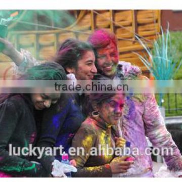 RED, YELLOW, BLUE, VIOLET, PINK, GREEN Gulal Holi Powder