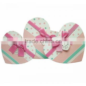 Delicate Heart Shape 3pcs Set Gift Box