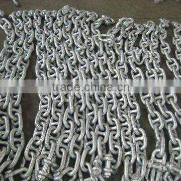 hot dipped galvanized stud link darg chain