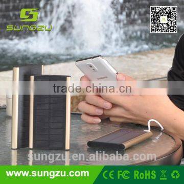 6000mah Factory Direct Price Ultra Thin Solar Power Bank Supply Charger Wholesale