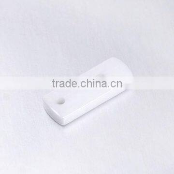 Wholesale fashion ceramic chain component DIY white ceramic part jewelry accessories