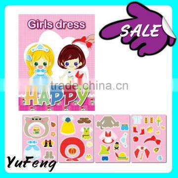 2014 Dress Up Set Of Magnet