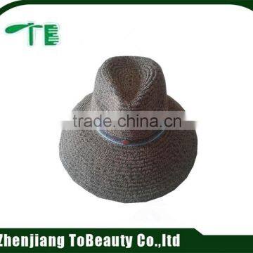 straw hats with rivet logo