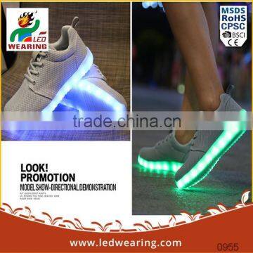 genuine leather CHARGING led shoes kids new