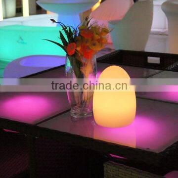 High light LED smd glowing color changing decorative mini candlestick lamps