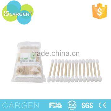 600tips double sides cotton swabs with wood stick