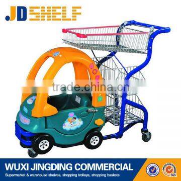 car shape polypropylene hypermarket children trolley